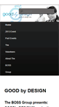 Mobile Screenshot of good-by-design.thebossgroup.com